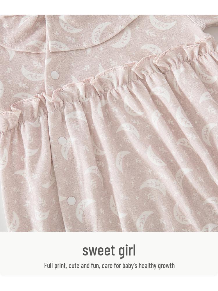 Neugeborenen Prinzessin Strampler für Mädchen, Frühling/Herbst, Einteiler, Reine Baumwolle, Klasse A, Größe 59