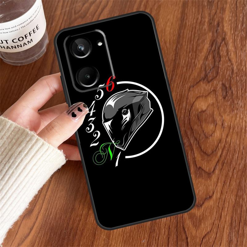 1N23456 Motorcycle For Realme 10 8 9 Pro Plus 8i C11 C15 C25 C30 C31 C35 C21Y GT Master GT Neo 5 2 3 3T Case