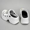 Fashion Women Platform Slippers Flower DIY Garden Clogs Summer Shoes Woman Thick Bottom Soft EVA High Heel Sandals Girls Beach Slides