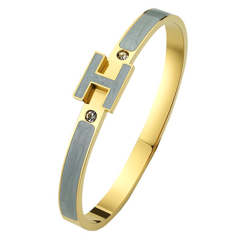 Bransoletka damska ze stali tytanowej: Luksusowa Bransoleta dla Pary ze Złota 18k, Biżuteria Nieblaknąca