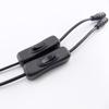 Adapter Connector Cable Female To Male Power Cord Switch DC Jack For RGB Controller LED Strip CCTV Security Camera