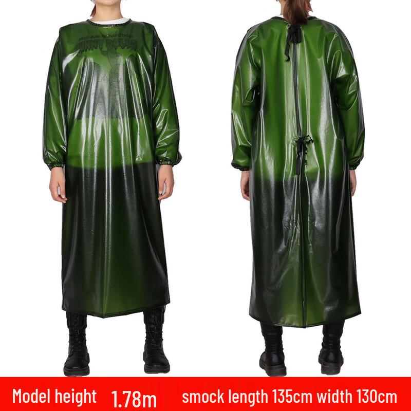 Waterproof Oil-Proof Long-Sleeve Apron