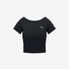 Women S Ribbed Cap InTegraTed Crop T ShirT
