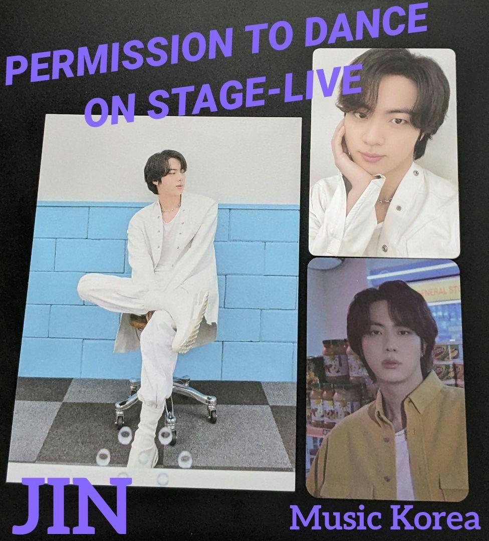 

[USED] BTS Jin PTD LIVE Music Korea Bonus Trading Card