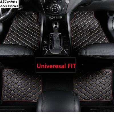 Kožená podložka do auta Universal Fit 4PCS XPE Pre Peugeot 206 207 301 307 408 308 308S 508 508L 2008 5008 3008 4008