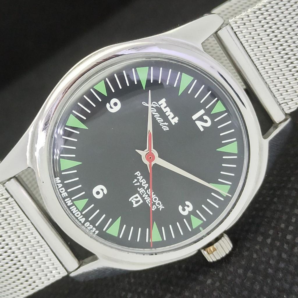 

USED HMT JANATA INDIAN MENS MECHANICAL WATCH a292629-1 Sku551d-a292629