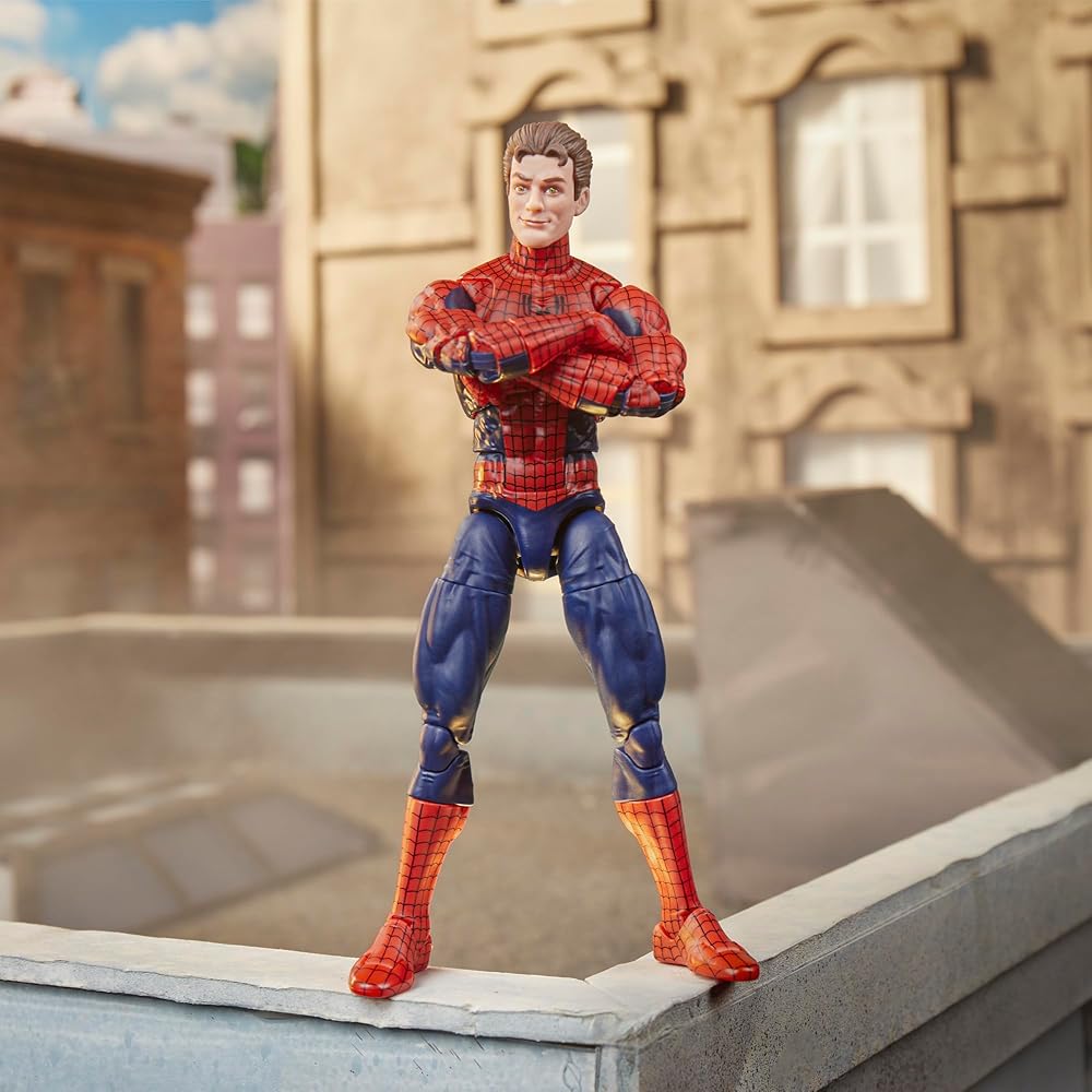 Hasbro Marvel Legends Maximum Series Spider-Man Action Figure 15 Cm with Amazing Articulation and Accessories