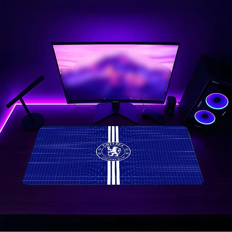 Chelsea F (28) Mouse Pad with a Non Slip Rubber Base Suitable for Home Offices and an Ideal Gift for Gamers