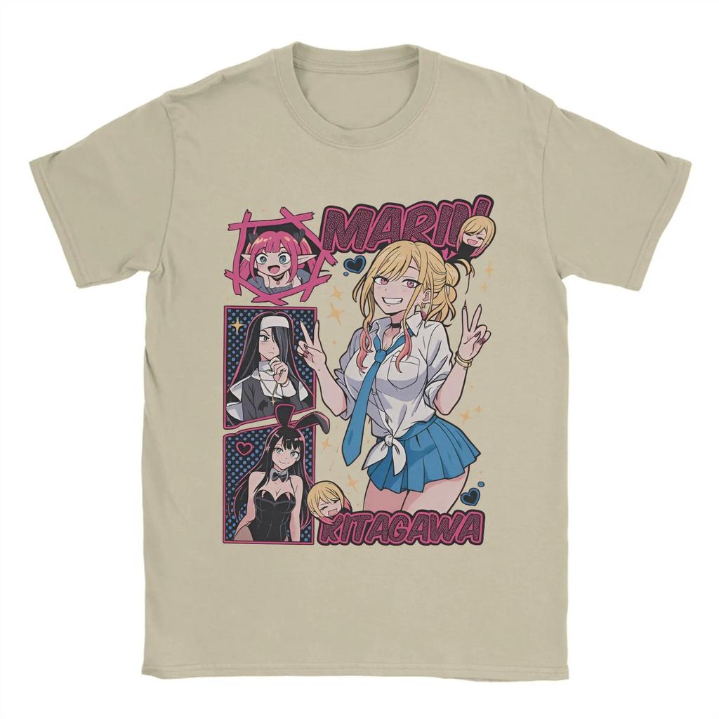 My DressUp Darling Marin Kitakawa Wakana Gojo Anime TShirt Hippie Style Summer 100 Cotton Crew Neck Top Women And Men Tshirt