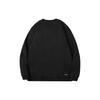 Li Ning Sweatshirts Unisex Black Crew Neck Moderate Regular AWDTD83-1