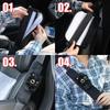 1-2PCS General Car Shoulder Seat Belt Protector Cute Black Cat Seat Belt Protective Cover Auto Interior Decor Accessories