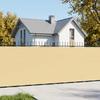 Balcony Privacy Screen 1.2 X 25 M Fabric with PU Coating Beige