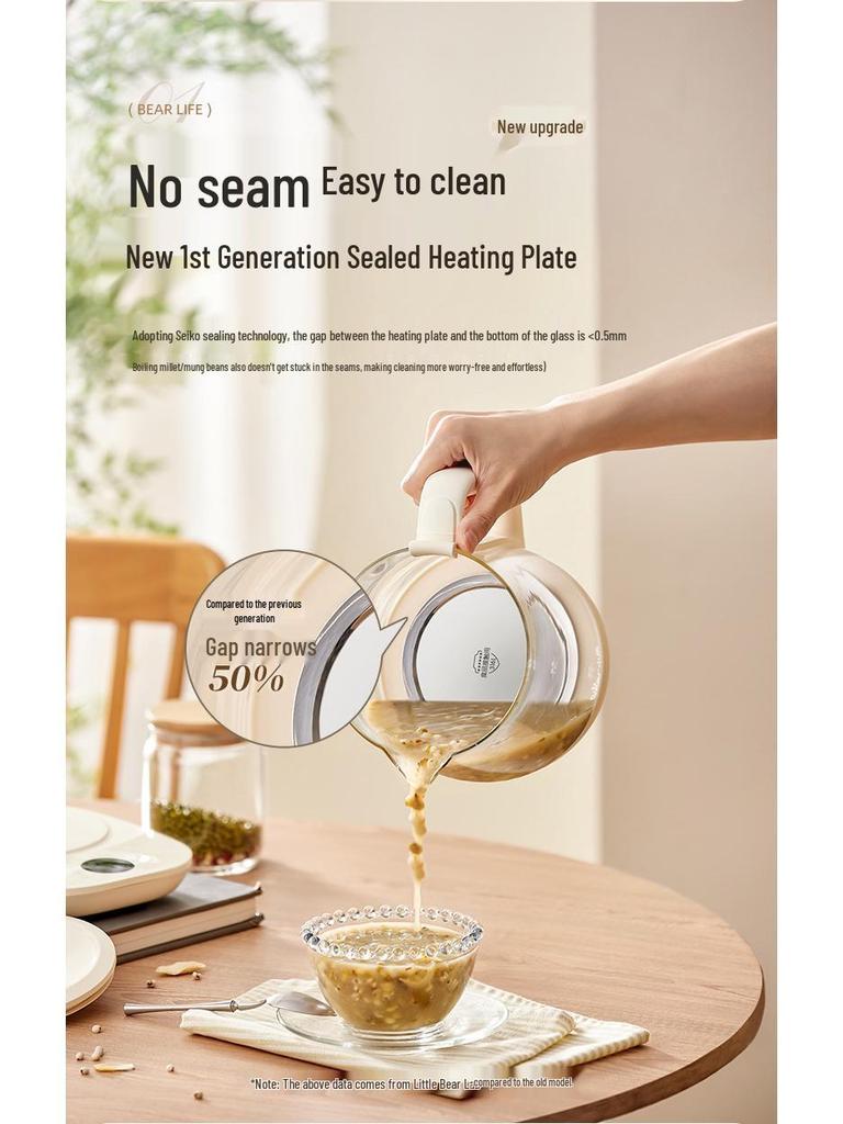 Little Bear 2025 Electric Stew & Boil Teapot Kettle – Compact All-in-One Tea Maker