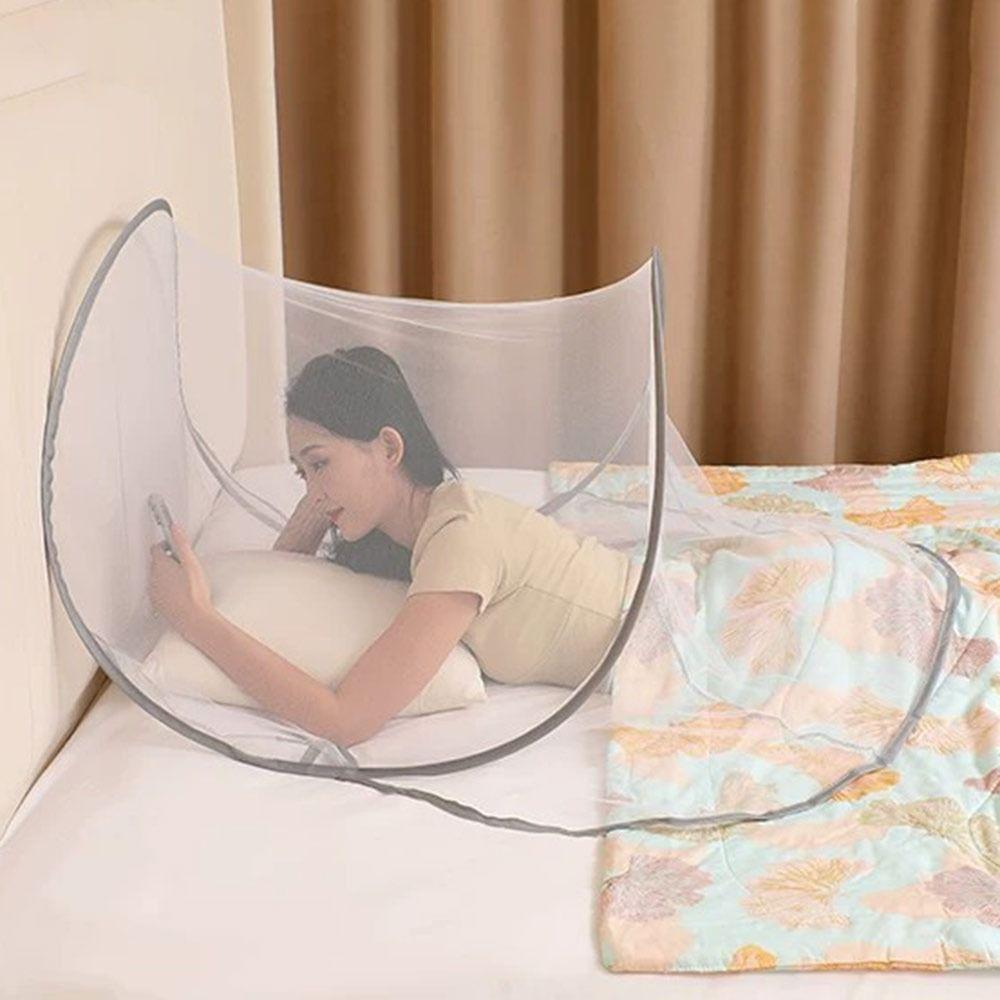 Foldable Portable Mosquito Tent Breathable Bed Head Protection Net  Outdoor Camping