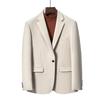 Autumn and Winter Korean Version Suit Men's Slim Casual Small Suit Solid Color Jacket