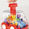 Press Gear Car Pull Back Boy Flashing Children Inertial Car Electric Car Toys  Baby Toys