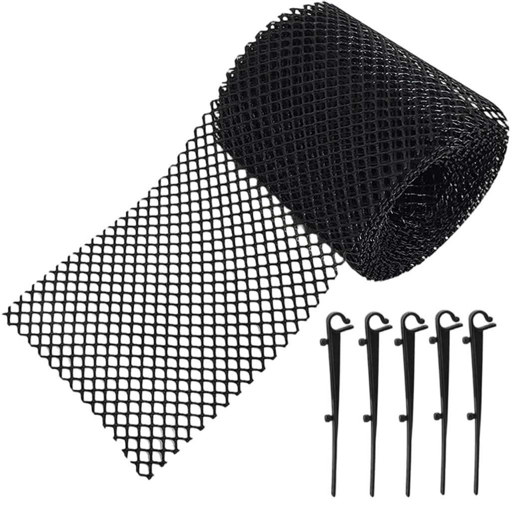 Gutter Drainage Cover Net – Mesh Leaf Guard To Prevent Debris Clogging Downspouts & Drainage