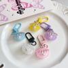 Cute Pearl Shell Keychain Pendant Keyring For Girls Backpack Charm Headphone Case Pendant Accessorie Creative Gifts
