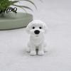Desktop Dog Ornament 3D Printed Figurine Cute Small Puppy Statue Collectible Figurine Animal for Home Office Desk Shelf Decoration
