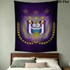 Rsc Anderlecht Wall Tapestry Aesthetic Wall Hanging Printed Fabric Blanket Decorative Tapestries For Bedroom Living Room Home Decor