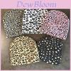 Knitted Leopard Print Beanie Hat With Warmth For Streetwear Fashion In Fall And Winter