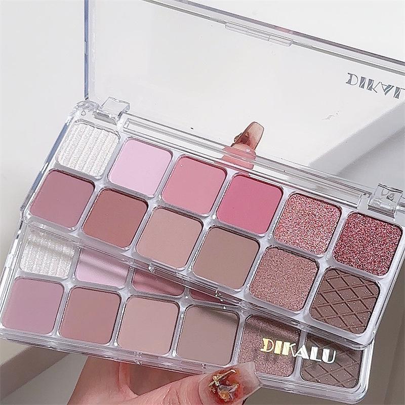 DIKALU Little Begonia 12-Color Eyeshadow Palette - 2025 Shimmer Edition