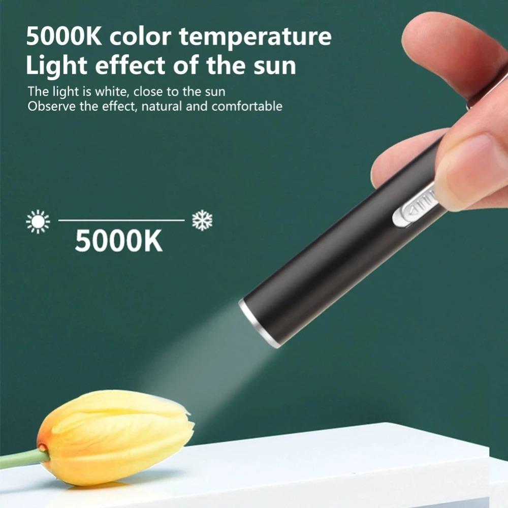 2 in 1 Nursing Flashlight USB Rechargeable Medical Handy Pen Light LED Torch Lamp with Stainless Steel Clip Pocket