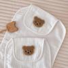 Little Bear Cotton Crepe Baby Sweat Absorbent Towel - Breathable Class A for Kindergarten and Children