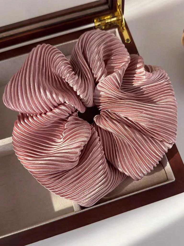 1Pcs Big Real Silk Scrunchies for Women,Large Scrunchie Satin Silk Thick Elastic Hair Ties,Ponytail Holder No Hurt Your Hair