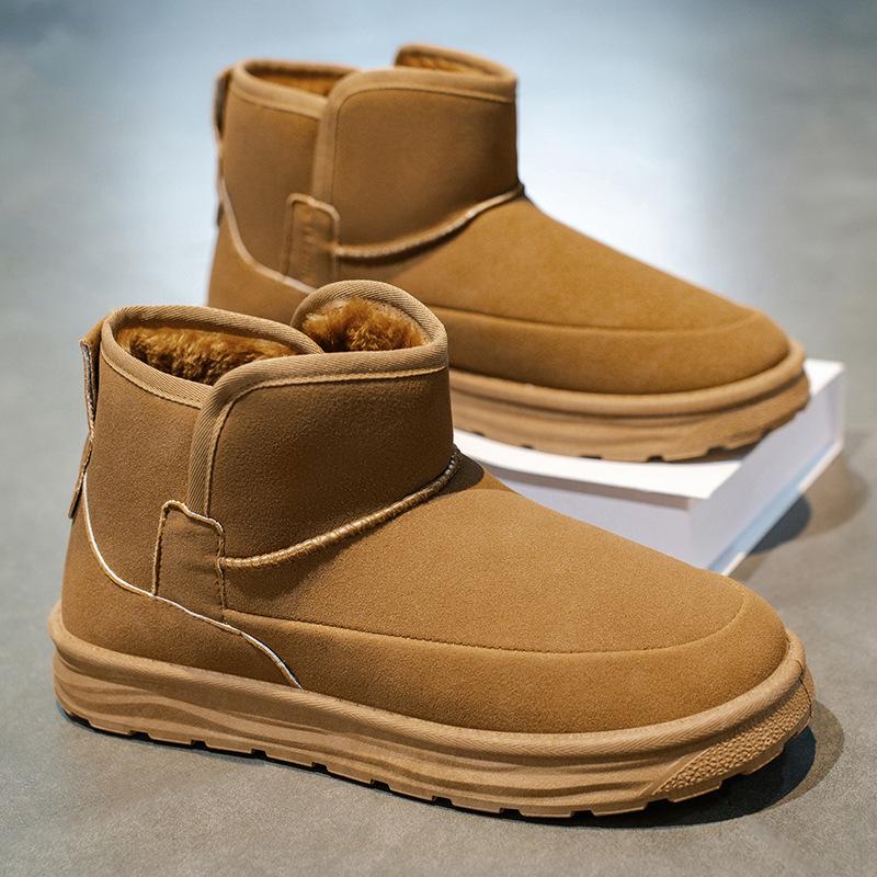 Autumn and Winter Chinese Men's Snow Men's Boots Warm Fashion Boots Outdoor Casual Men's Shoes Sports Snow Boots Men