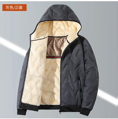Roupas acolchoadas de algodão com capuz masculinas roupas acolchoadas de veludo e algodão masculinas jaquetas de veludo de inverno mantêm o calor roupas acolchoadas de algodão de grafeno ultrassônico