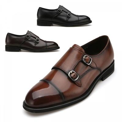 Męskie buty wizytowe Prosty czubek 2 cm 3 kolory 022211003