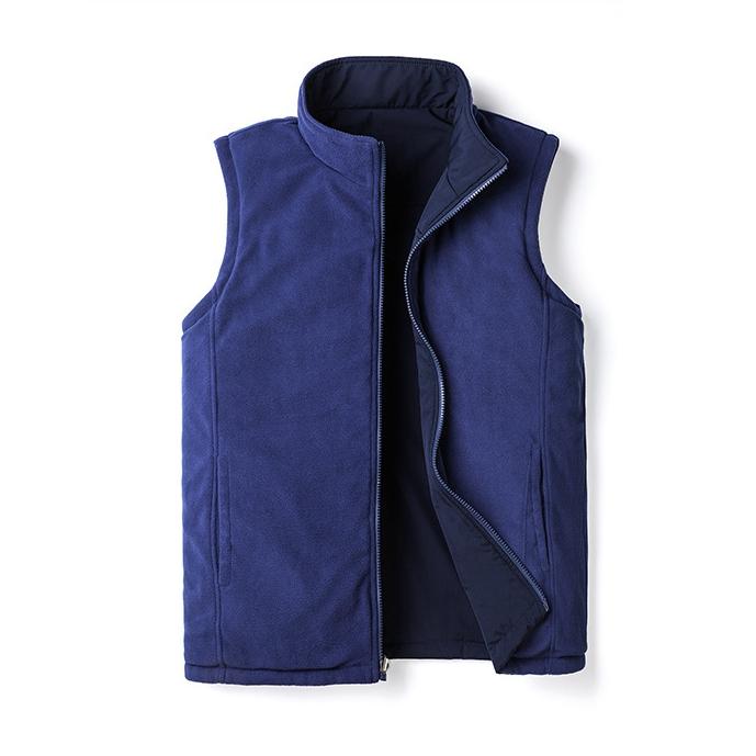 Autumn Winter Fleece Mens Vest Jacket Casual Warm Thick Big Tall Men's Sleeveless Vest Waistcoat Loose Vest