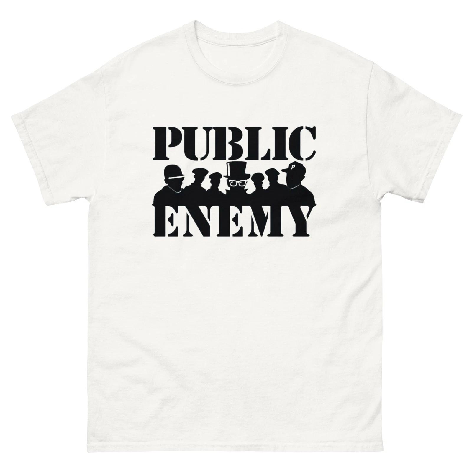 Public.Enemy Hip Hop Group Silhouette Vintage Rap Streetwear T-Shirt 3XL