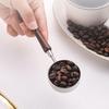 Measuring Spoon with Wood Steel Baking Handle Stainless Scoop