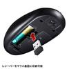 Sanwa Supply Wireless Keypad and Mouse USB A Set, Quiet, Connection, Black, NT-WL23SETBK
