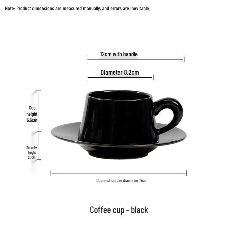 

Nordic Minimalist Ceramic Coffee Cup & Saucer Set – Stylish Latte Art & Tea Cup Default Option
