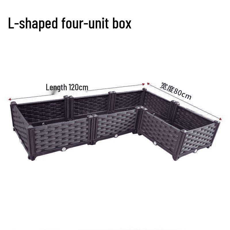 Modular Planting Box for Vegetables, Seedlings, Flowers, and Trees – Ideal for Balcony or Greenhouse Use