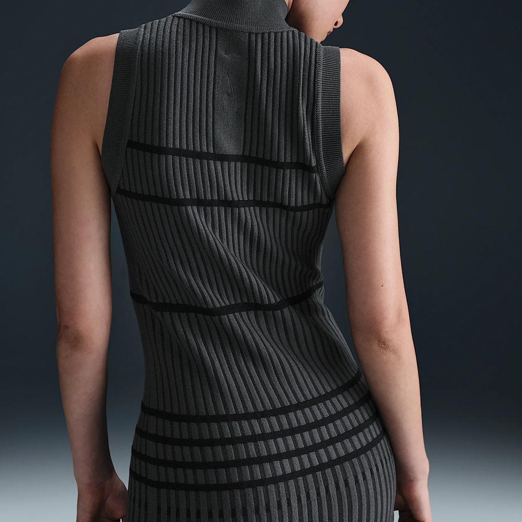 Nike Every Stitch Considered Knitted Comfortable Breathable Warm Stylish Sleeveless Dress Women dresses Black HM6503-010