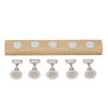 Magnetic Nail Display Stand Log Alloy DIY Training Fingernail Display Holder for Beauty Salon