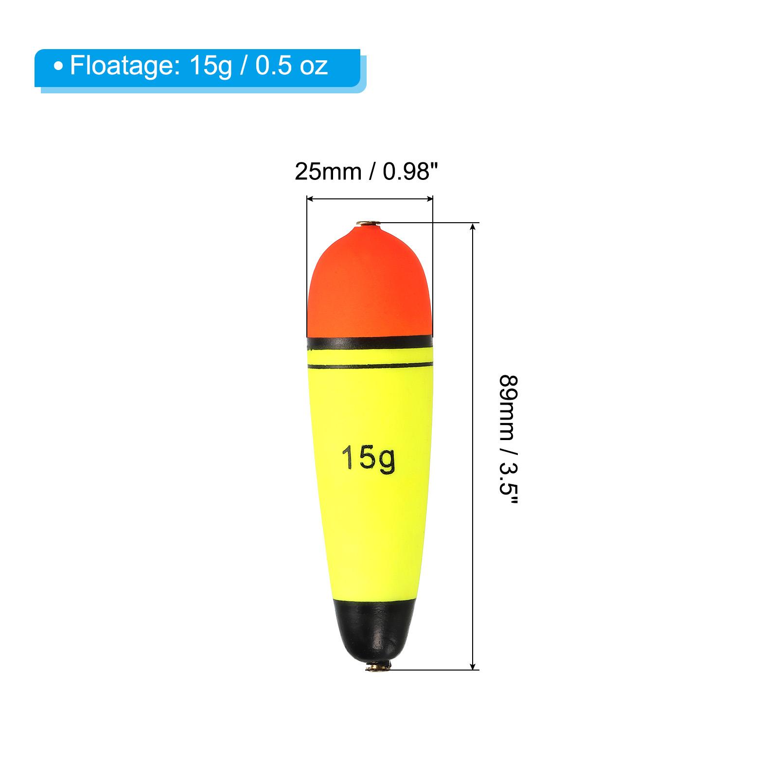 

Fishing Slip Bobbers, 4 Pack EVA Fishing Float for Sea Fishing Freshwater, Yellow