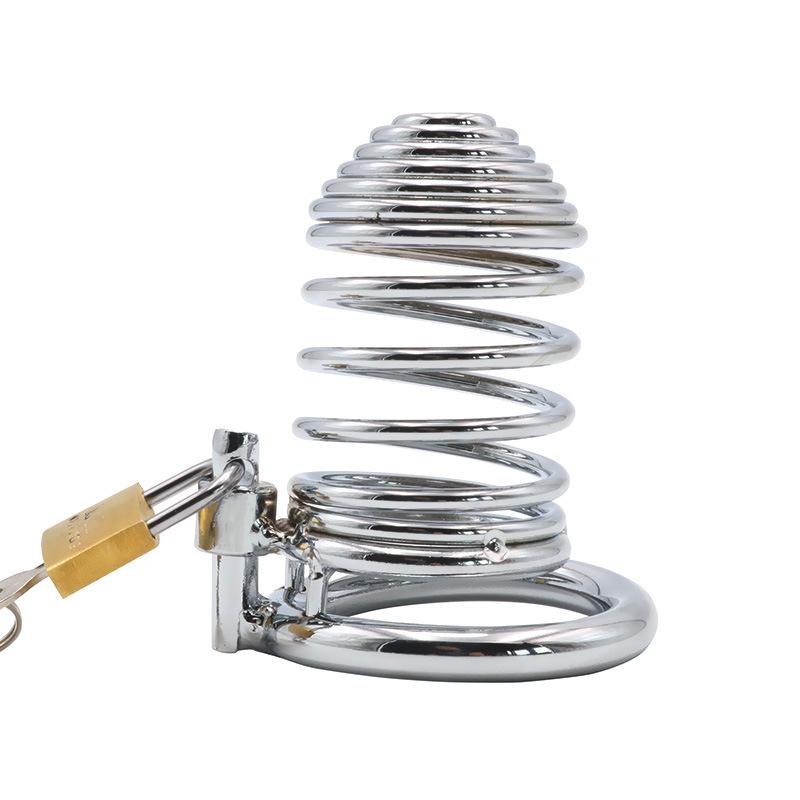 Metal Chastity Lock Chastity Device Penis Cage Adult Sex Product Sex Tools Outing Props Passion