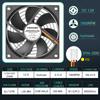 YOUNUON 5V 12V 24V Ventilator 120mm cu Rulment/Bila 120x120x25mm Ventilator Cooler DC Fără Perii pentru Carcasa PC Laptop Calculator