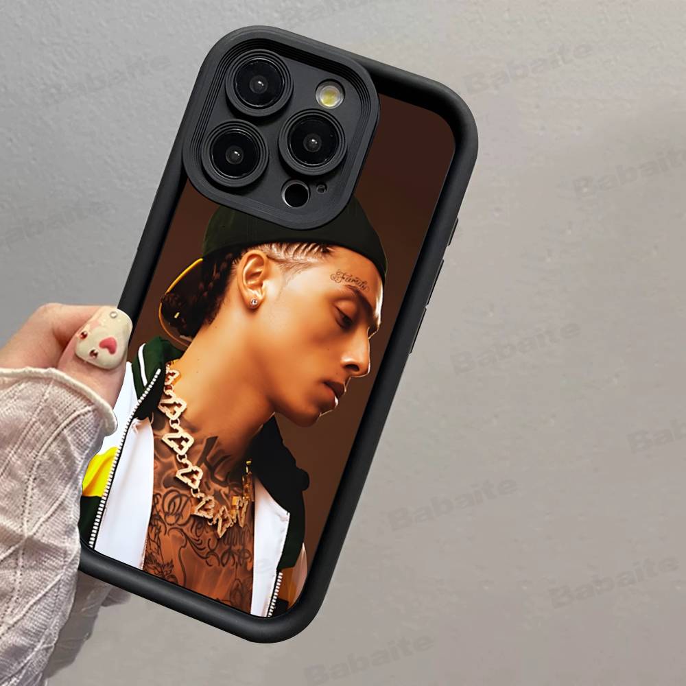 Beliebter C-Central Sänger C-Cee Musik Für IPhone 17 Pro Max 16 15 14 13 12 11 Plus Schwarze Weiche Handyhülle