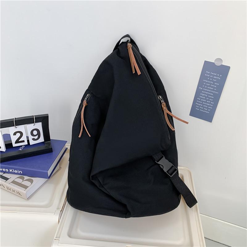 

Складаний рюкзак великої місткості, модний багатофункціональний шкільний рюкзак на блискавці, індивідуальний рюкзак чорний