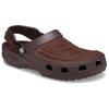 Crocs Yukon 2 Sports Clog Leather Comfortable Versatile Clogs Men Clogs Dark-Brown 207689-23D