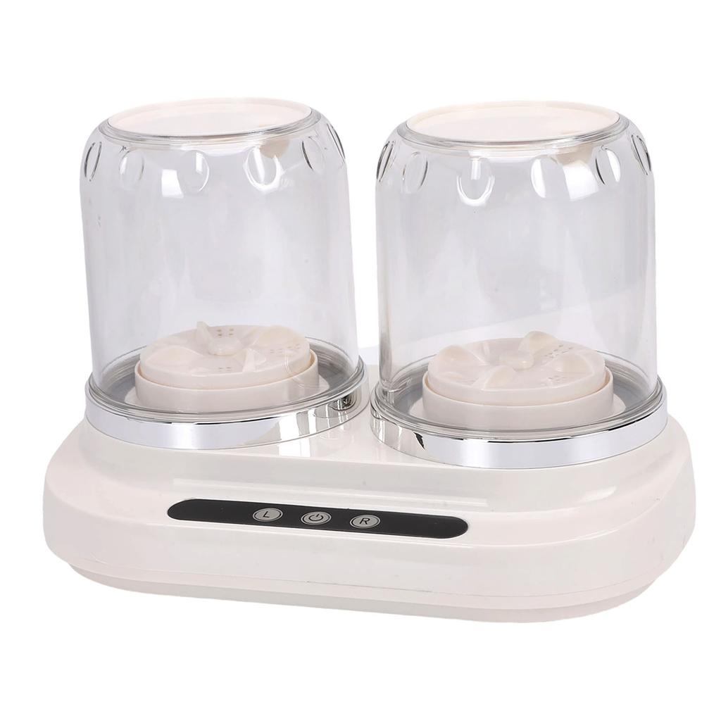 Portable Mini Washing Machine Twin Tub Underwear Washer 2L 3 Modes 1800mAh Rechargeable for Socks Small Laundry Items
