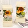 5PCS Paper Box Bouquet Wrapping Bag Transparent Flower Bag Handheld Flower Box  Valentine Day