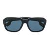 Burberry Full Frame Panel Frame Square Sunglasses Men's Black