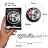 Alfa Romeo Official Sticker, Rome O Official Sticker, 1 Logo d 75mm 1 Lighting 94 x 131 mm
